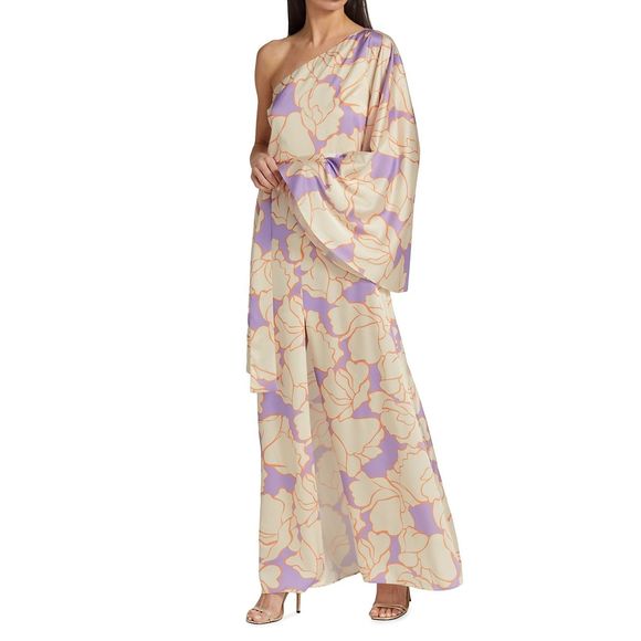 Alexis Leonette Asymmetric Floral Dress SIZE XL $585 - Picture 1 of 9